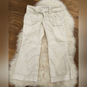 Vintage Low Rise Women's Capris Jeans